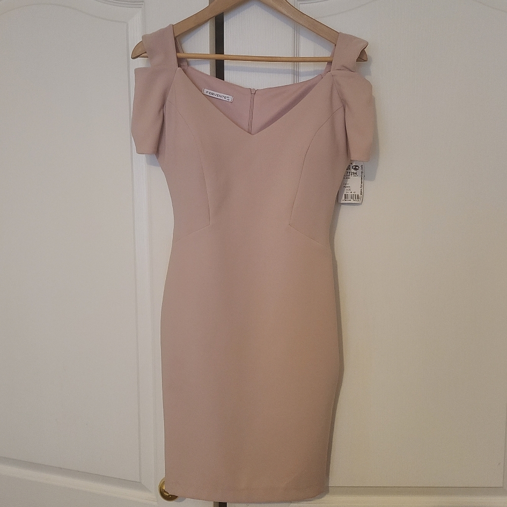 Beautiful off the shoulder cocktail dress